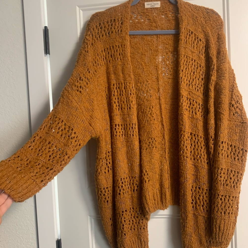 Rust knit sweater - Picture 1 of 4